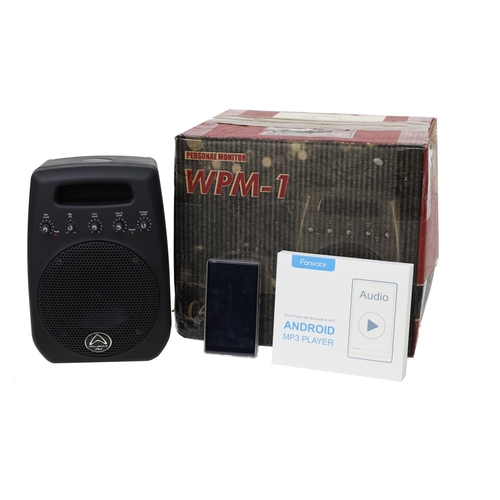 3028 - Wharfedale Professional WPM-1 personal monitor speaker, boxed; together with a Fanbace android MP3 p... 