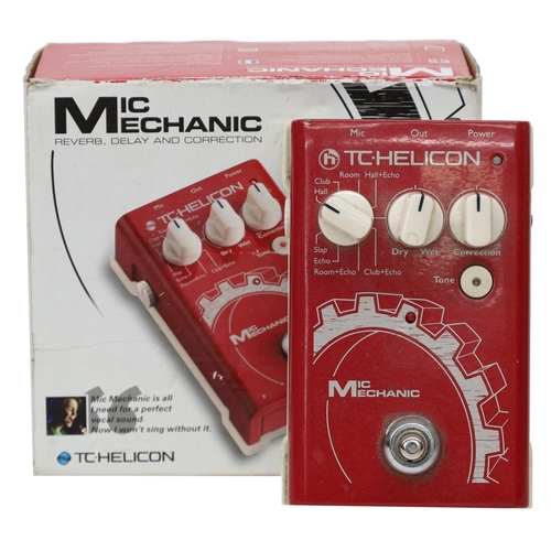 3033 - TC Helicon Mic Mechanic reverb, delay and correction pedal, boxed*Please note: Gardiner Houlgate do ... 