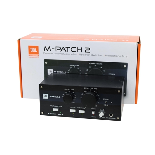 3096 - JBL M-Patch 2 passive volume controller, speaker switch and headphone amp, boxed*Please note: Gardin... 