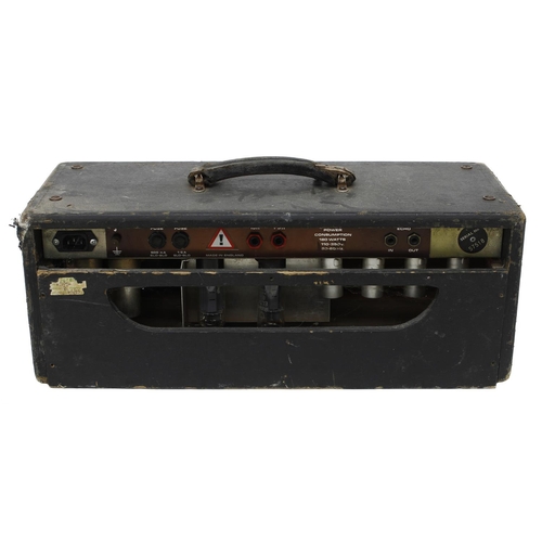 1039 - Selmer Treble n Bass 50 Mk III guitar amplifier head, made in England, ser. no. 57518; together with... 