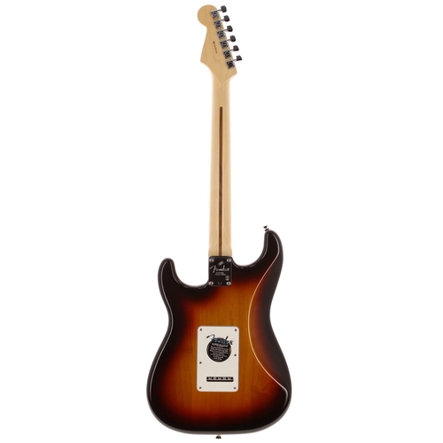 383 - 2008 Fender American Standard Stratocaster electric guitar, made in USA; Body: three-tone sunburst f... 