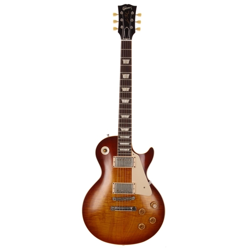 444 - 2009 Gibson Custom Shop Billy Gibbons 'Pearly Gates' Les Paul Standard VOS Limited Edition electric ... 