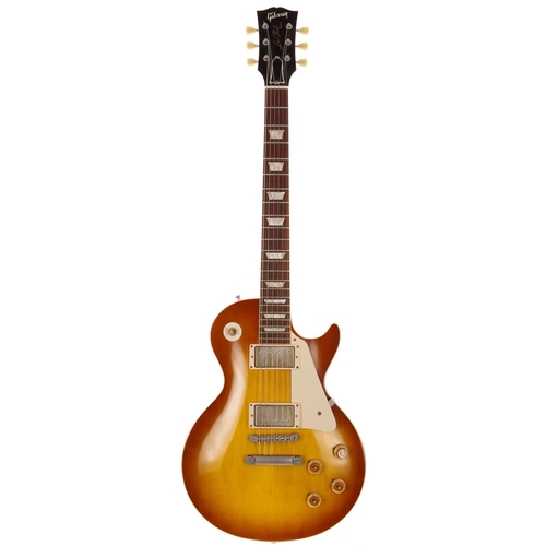 451 - 2009 Gibson Custom Shop 1958 Reissue Les Paul Standard electric guitar, made in USA; Body: honey bur... 