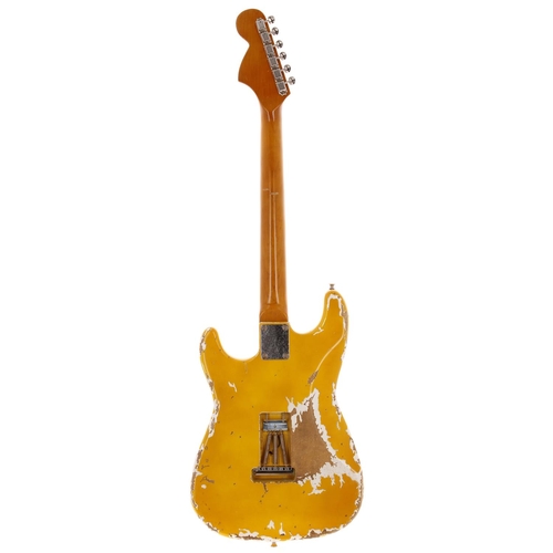 690 - DY Guitars Yngwie Malmsteen Play Loud replica Strat type electric guitar, with tiger gig bag... 