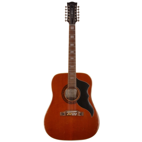 298 - Graham Nash - Eko J56 twelve string acoustic guitar, made in Italy, circa 1965, in need of some rest... 