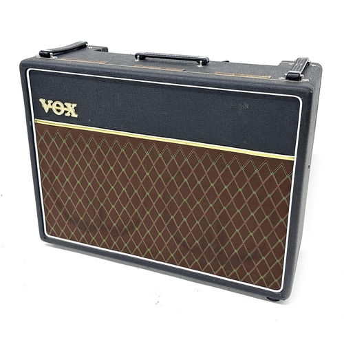 1021 - Restored early 1960s Vox AC30 guitar amplifier, made in England, with later added top boost and many... 