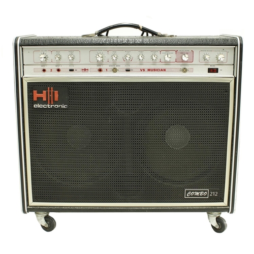 1075 - HH Electronic VS Musician 2x12 Combo guitar amplifier, with Valve Sound footswitch*Please note: Gard... 