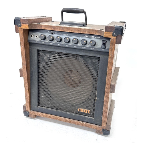 1144 - Crate IIR guitar amplifier; together with an Ibanez IBZ10 practice amplifier*Please note: Gardiner H... 