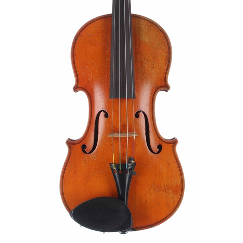 2406 - French Mirecourt violin circa 1880, 14
