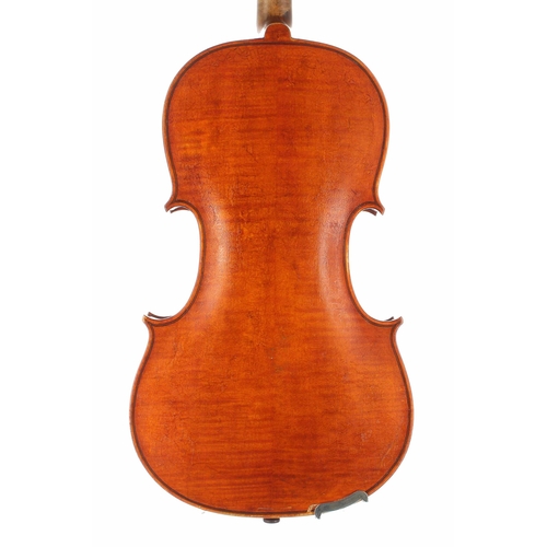 2442 - English violin by and labelled Ernest Torr, Liverpool 1924, 14 1/16