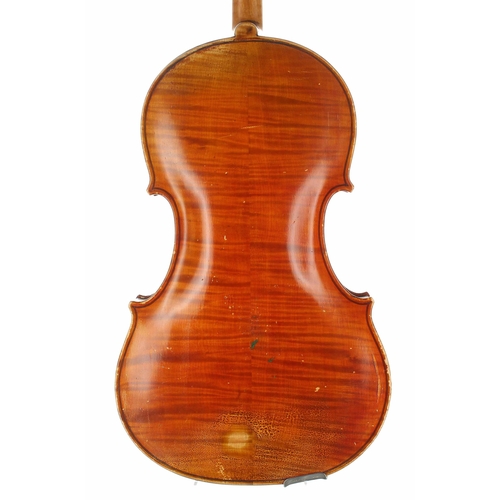 2449 - English viola by and labelled Alwyne Perry, 'Danford', Linton Road, Penn, Wolverhampton, 1949, 16 3/... 