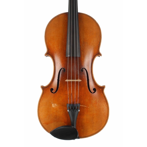 2450 - German viola labelled Hermann Ritter invenit.privileg.Nr. 183, K.A. Horlein fecit. Wurzburg 1890, st... 