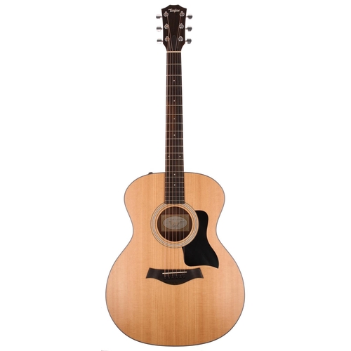 514 - 2021 Taylor 114E electro-acoustic guitar; Back and sides: walnut; Top: natural spruce; Neck: maple; ... 