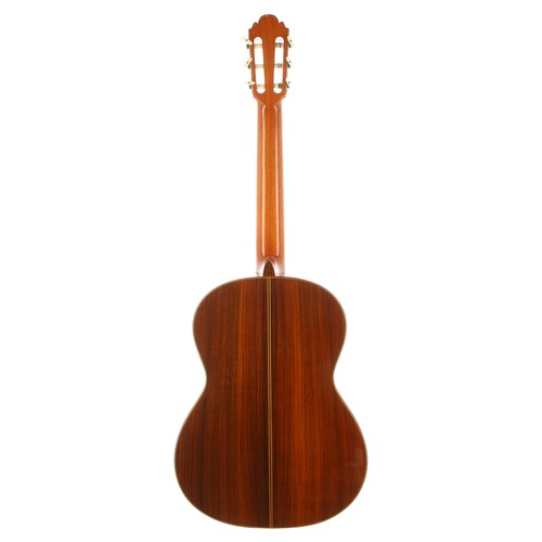 3247 - 1968 Masaru Kohno classical guitar, made in Japan; Back and sides: Indian rosewood, minor dings and ... 