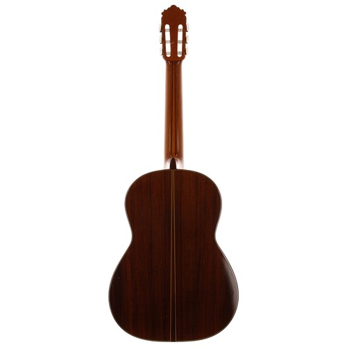 3242 - 1988 Amalio Burguet Model 1A classical guitar, made in Spain; Back and sides: rosewood, light marks ... 