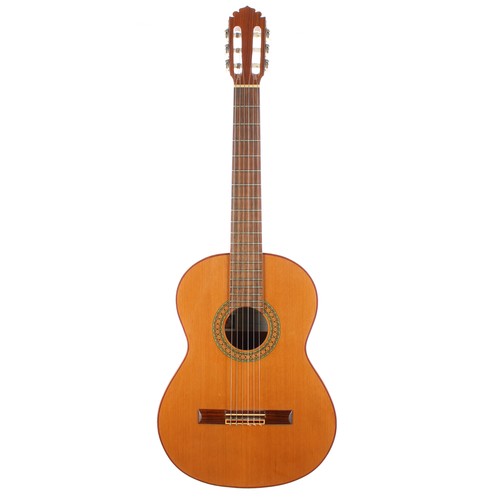 3262 - Manuel Rodriguez Model C3 classical guitar; Back and sides: laminated rosewood; Top: natural cedar; ... 