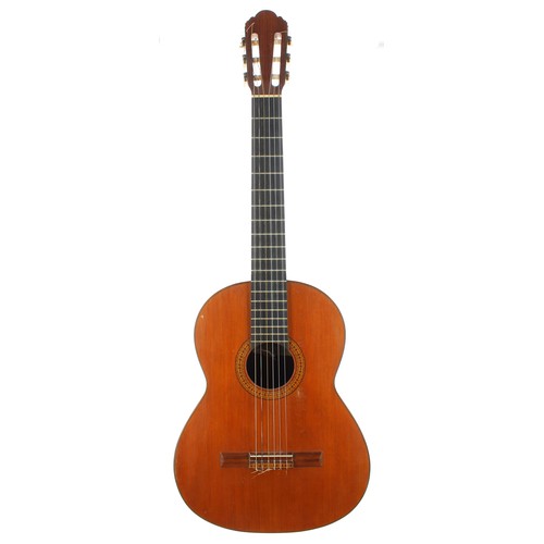 3266 - 1968 Jose Ramirez Estudio classical guitar, made in Spain; Back and Sides: rosewood, minor marks; To... 