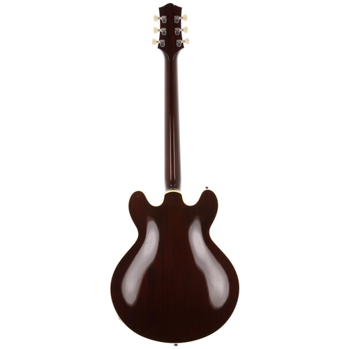 554 - Collings I35 semi-hollow body electric guitar, made in USA, circa 2009; Body: tobacco sunburst quilt... 