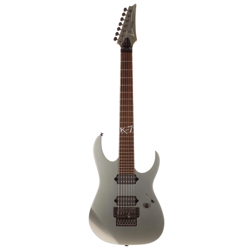 583 - 2003 Ibanez K-7 Series (Korn) Signature electric guitar, made in Japan; Body: metallic pewter, many ... 