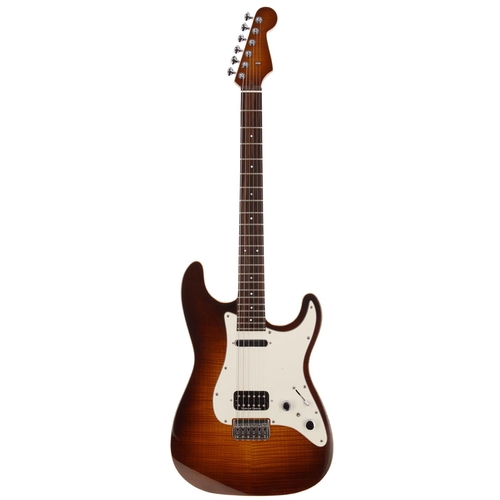 685 - Good quality Custom Build S-Type electric guitar, made in Bristol, England; Body: tobacco sunburst h... 