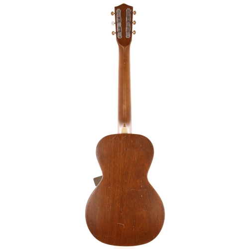 733 - 1940s Kay US Strad Terz guitar, made in USA; Back & Sides: mahogany, various scratches and other... 