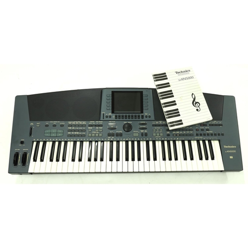 3019 - Technics KN5000 keyboard with manual, gig bag and stand*Please note: Gardiner Houlgate do not guaran... 