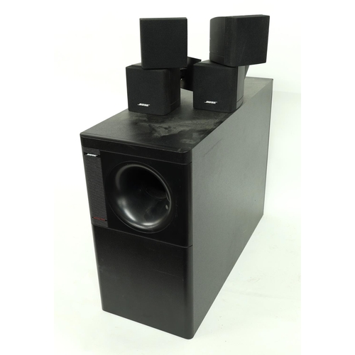 3059 - Bose Acoustimass 5 Series III direct/reflecting speaker system, comprising subwoofer and a pair of w... 