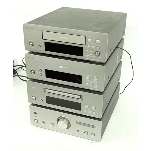 3061 - Denon hifi units to include a UDR-F10 stereo cassette tape deck, a UTU-F10 AM-FM stereo tuner, a UCD... 