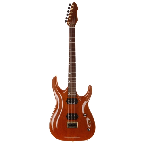 700 - Shane Haigh Custom electric guitar, made in England; Body: natural finished mahogany; Neck: bolt-on ... 