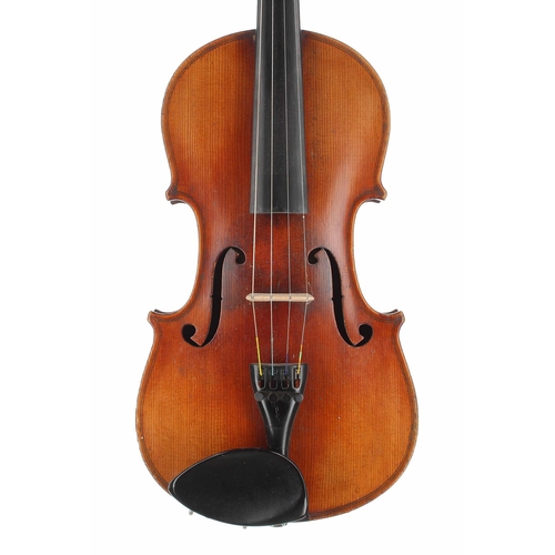 2469 - Early 20th century Stradivari copy violin, 14 1/16