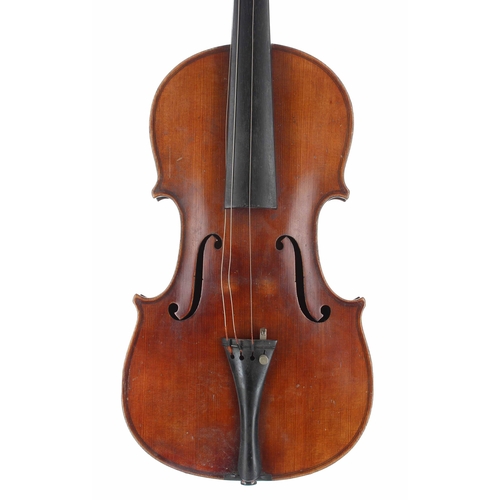 2472 - Good early 20th century violin, 14 1/16