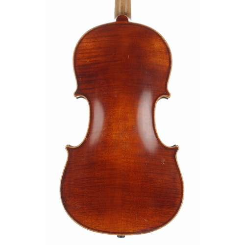 2472 - Good early 20th century violin, 14 1/16