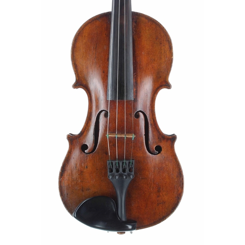 2455 - Interesting and rare Scottish violin with inked purfling by and inscribed Alex Duncan, ..., Maker, M... 