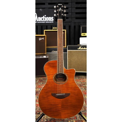 790 - Yamaha APX600 FM electro-acoustic guitar, made in Indonesia; Back and sides: laminated mahogany, min... 