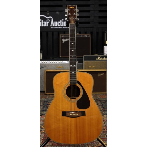 791 - Yamaha FG-345 acoustic guitar, made in Taiwan; Back and sides: rosewood, minor marks but generally v... 