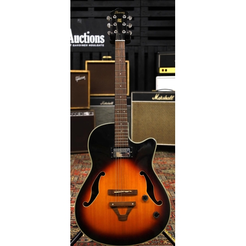 793 - Ibanez AEJ70 archtop hollow body electric guitar, sunburst finish, electrics in need of rewiring/att... 