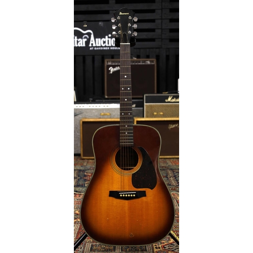 798 - Ibanez V300 acoustic guitar, made in Japan; Back and sides: laminated mahogany, minor surface scratc... 