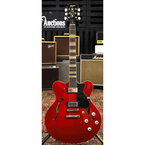 814 - 2012 Hofner Contemporary Series HCT-VTH-TR Verythin semi-hollow body electric guitar; Body: cherry f... 