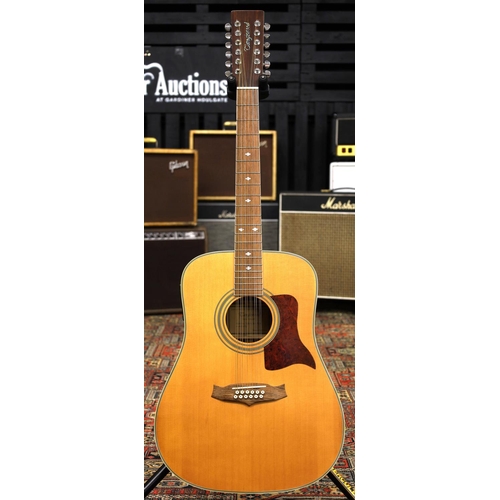 835 - Tanglewood TW15/12-FC4 twelve string electro-acoustic guitar; Back and sides: mahogany; Top: natural... 