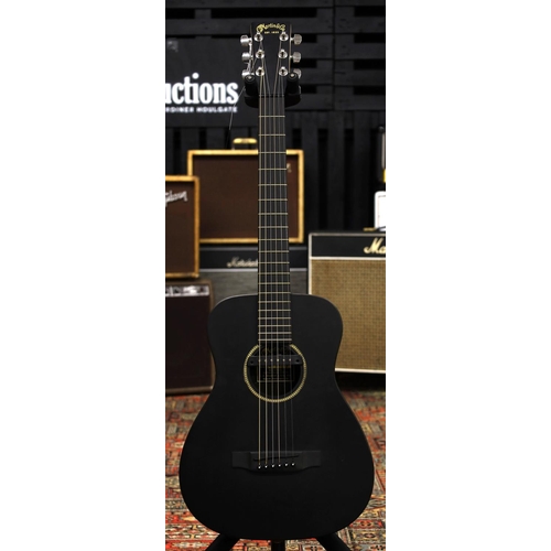 870 - C.F. Martin LX Black Little Martin electro-acoustic travel guitar