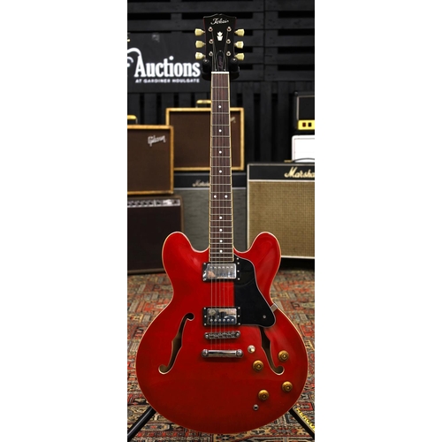 887 - 2017 Tokai Legacy 335 type semi-hollow body electric guitar, made in China; Body: cherry finish, lig... 