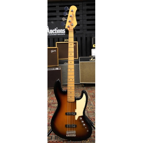 892 - Stagg bass guitar, sunburst finish