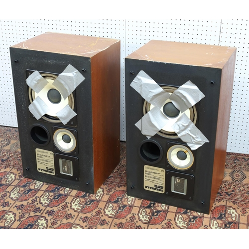 3101 - Pair of Wharfedale Teesdale SP2 hifi speakers (main speakers at fault)*Please note: Gardiner Houlgat... 