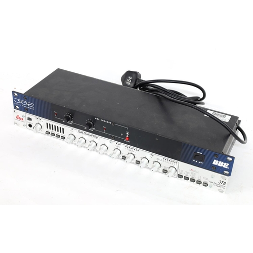 3106 - BBE 362 Sonic Maximiser rack unit; together with a DBX 376 Tube Channel Strip rack unit (2)*Please n... 