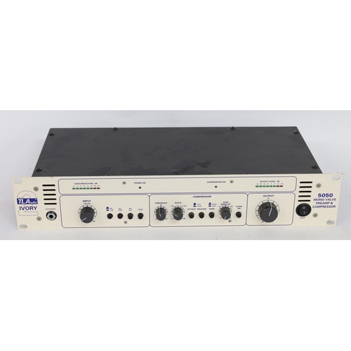 3108 - TL Audio Ivory 2 5050 mono valve mic pre-amp and compressor rack unit*Please note: Gardiner Houlgate... 