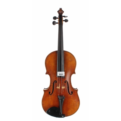 2090 - German violin circa 1890, 14 1/16