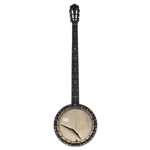 1530 - Three old resonator banjos, inscribed Essex & Cammeyer, 59 Piccadilly, London to the side of the... 