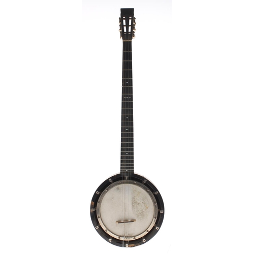 1530 - Three old resonator banjos, inscribed Essex & Cammeyer, 59 Piccadilly, London to the side of the... 