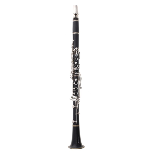 1821 - French blackwood clarinet by and stamped Leblanc, Paris, France, ser. no. 18134, with mouthpiece and... 