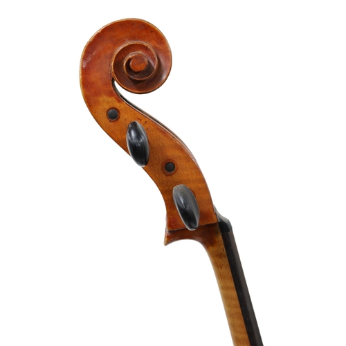 2507 - Early 20th century violoncello in need of restoration, labelled Enrico Marchetti..., 30 3/8